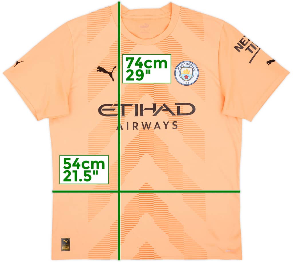 2022-23 Manchester City GK S/S Shirt - 8/10 - (L)