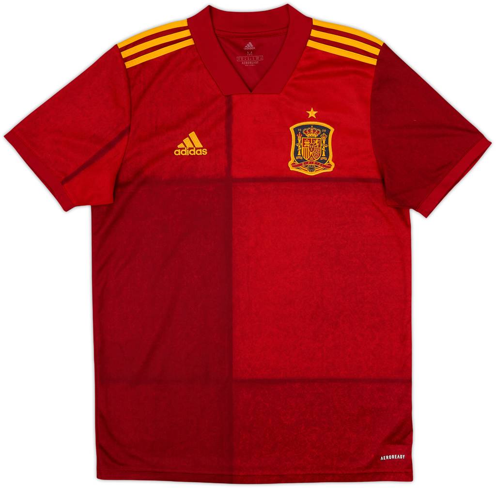 2020-21 Spain Home Shirt - 10/10 - (M)