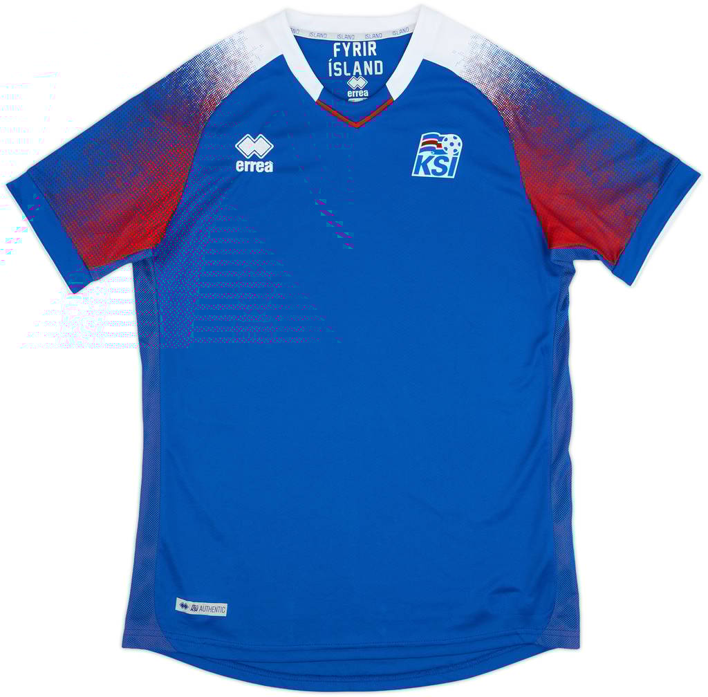 2018-19 Islandia Camiseta de local - 8/10 - (XL)
