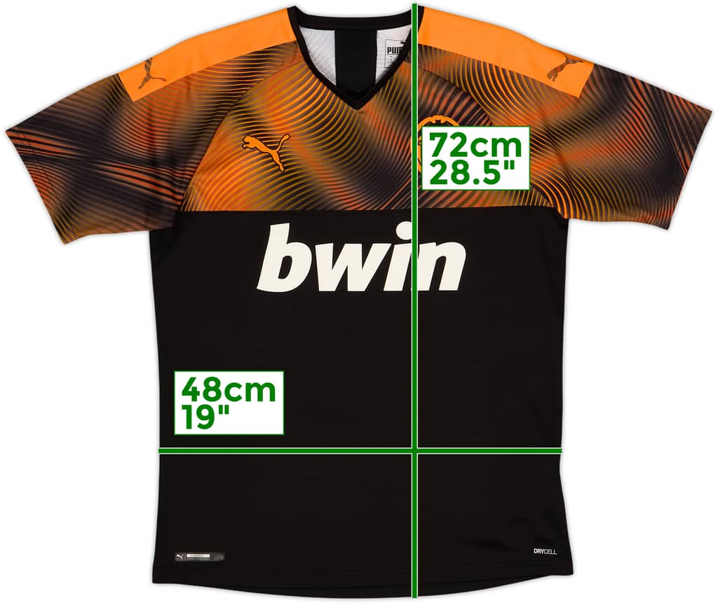 2019-20 Valencia Away Shirt - 8/10 - (M)