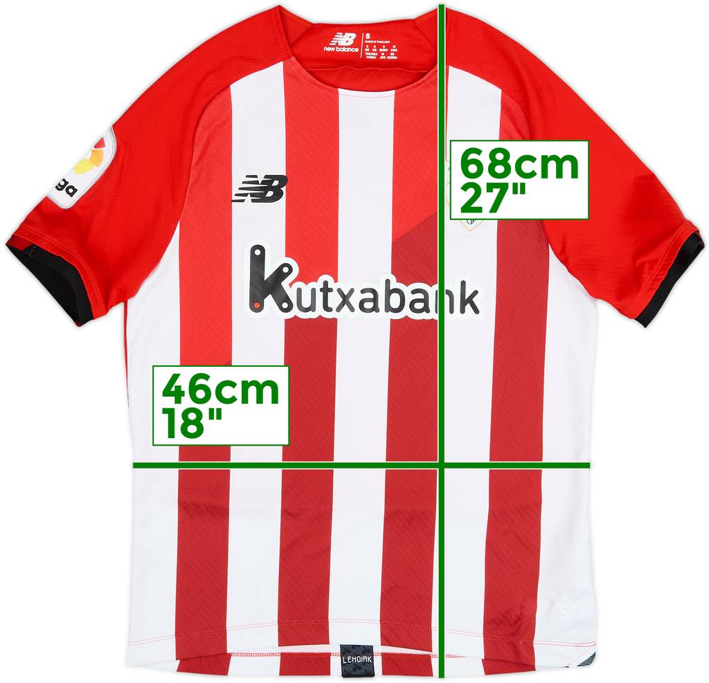 2021-22 Athletic Bilbao Home Shirt - 8/10 - (S)