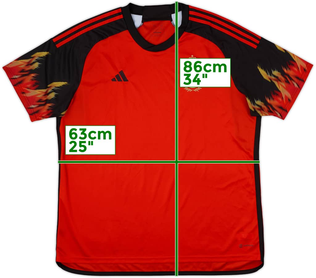 2022-23 Belgium Home Shirt - 10/10 - (XXL)