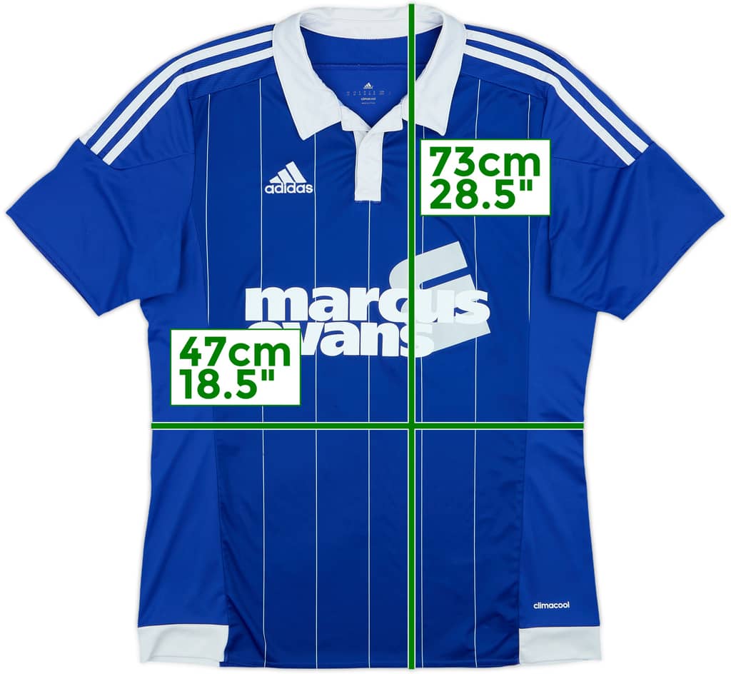 2015-16 Ipswich Home Shirt - 7/10 - (M)