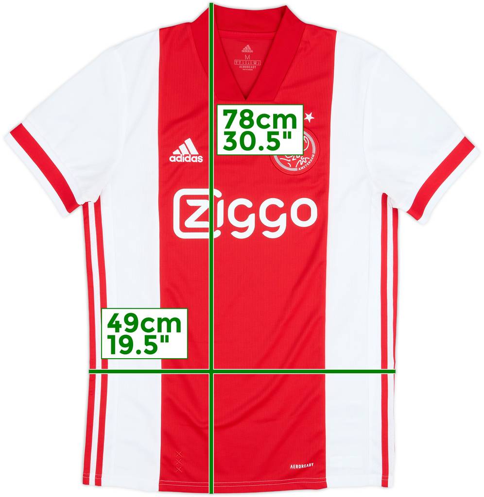 2020-21 Ajax Home Shirt - 8/10 - (M)