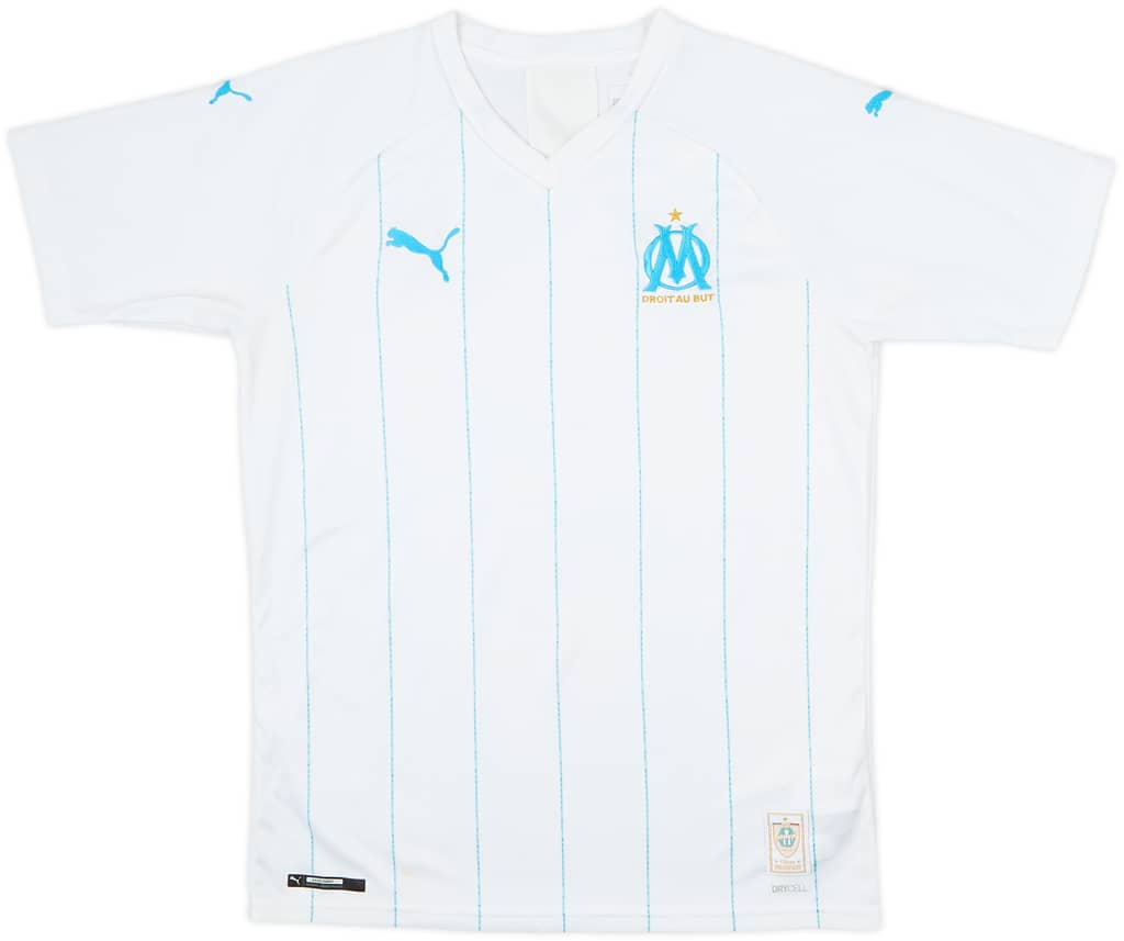 2019-20 Olympique Marseille Home Shirt - 8/10 - (S)