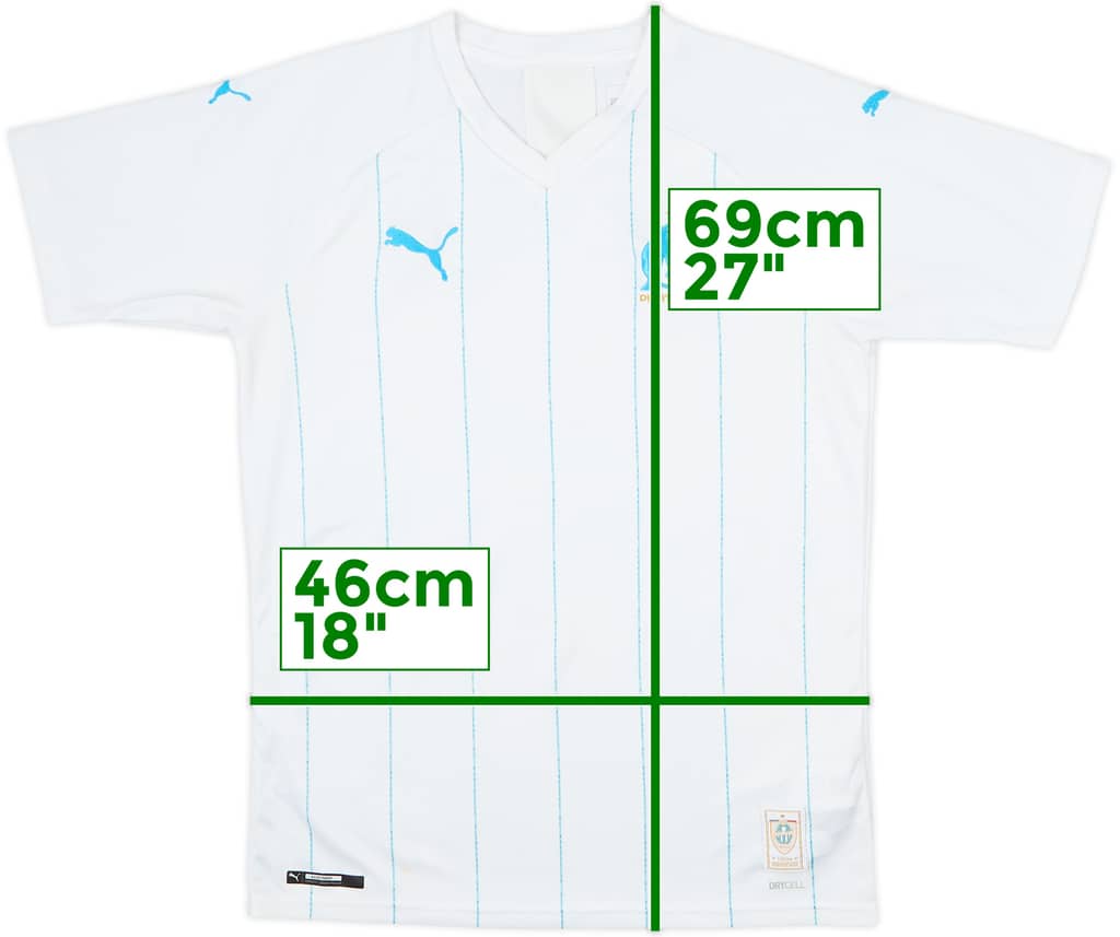 2019-20 Olympique Marseille Home Shirt - 8/10 - (S)