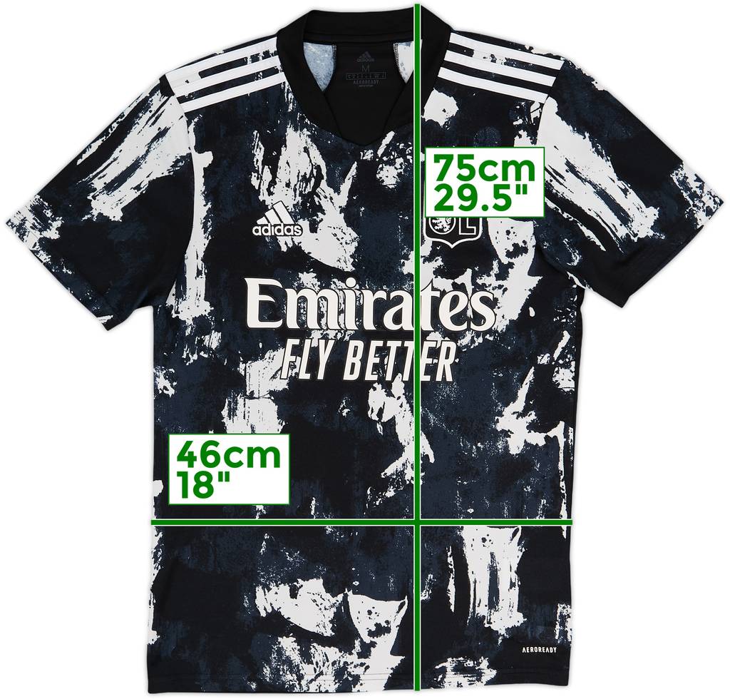 2021-22 Lyon Third Shirt - 10/10 - (M)