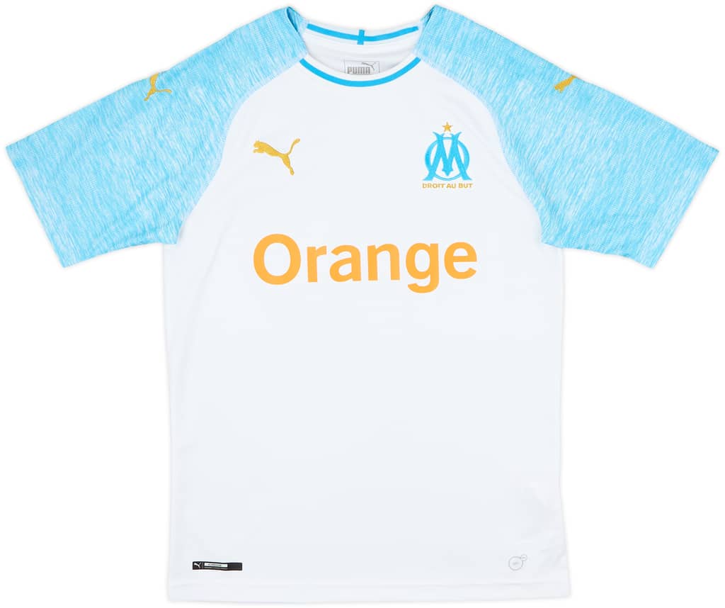 2018-19 Olympique Marseille Home Shirt - 7/10 - (S)