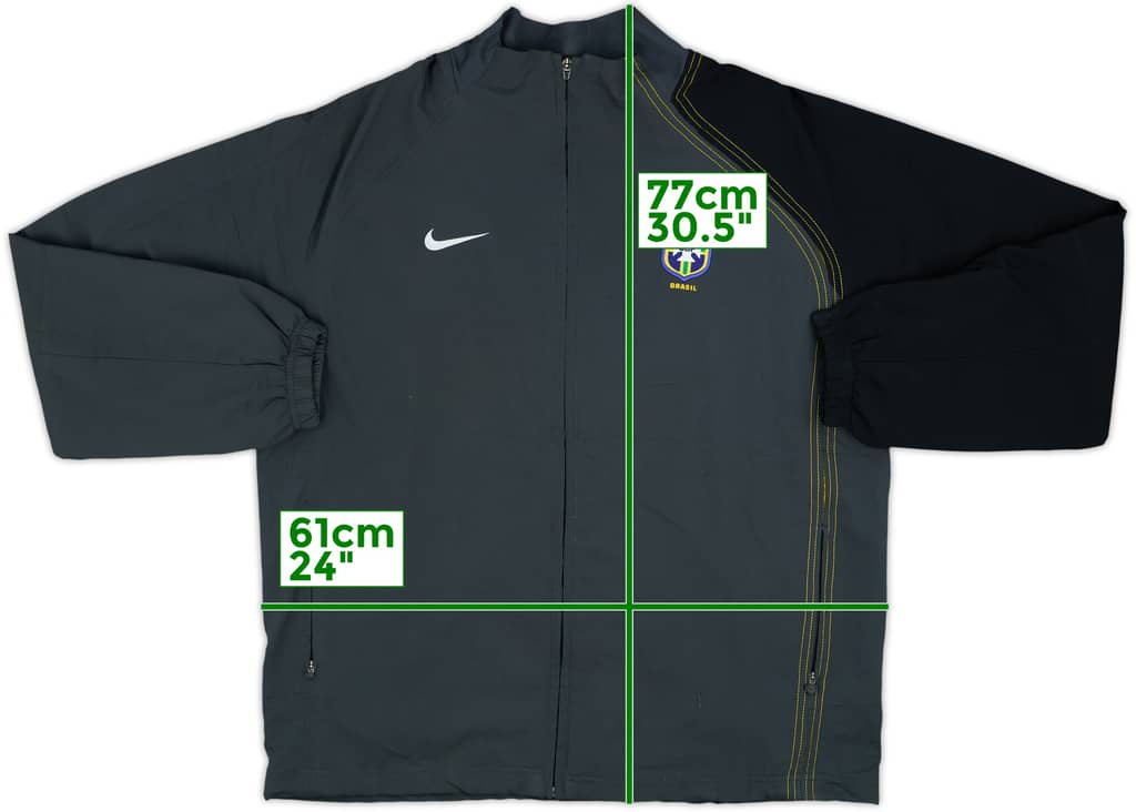 2004-05 Brazil Nike Chaqueta de chándal - 8/10 - (M)