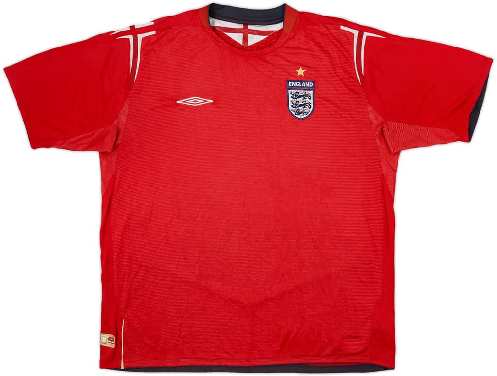 2004-06 England Away Shirt - 5/10 - (XXL)