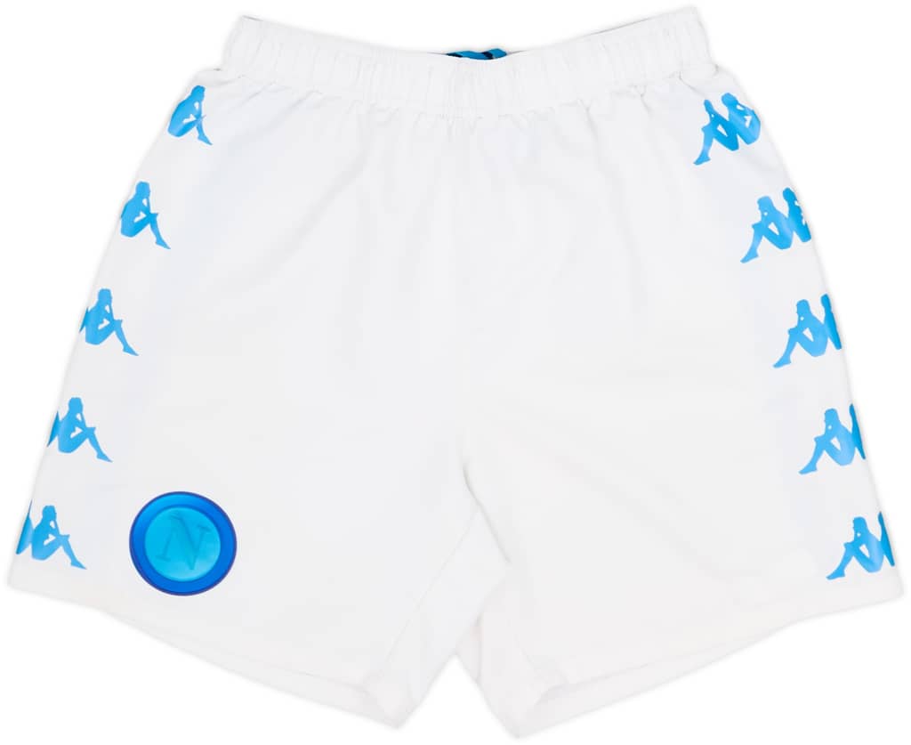2020-21 Napoli Home Shorts - 4/10 - (S)