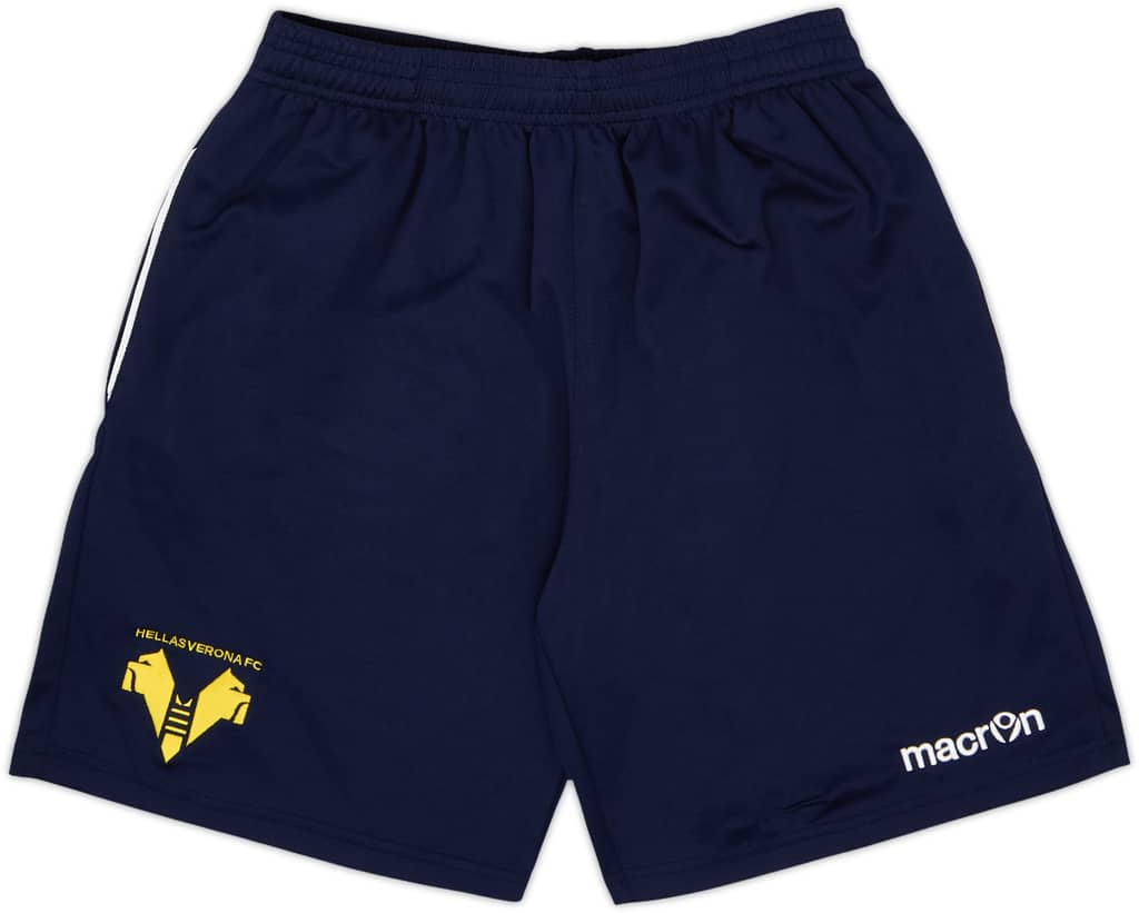 Pantalones cortos de entrenamiento Macron del Hellas Verona 2018-19 - 8/10 - (M)