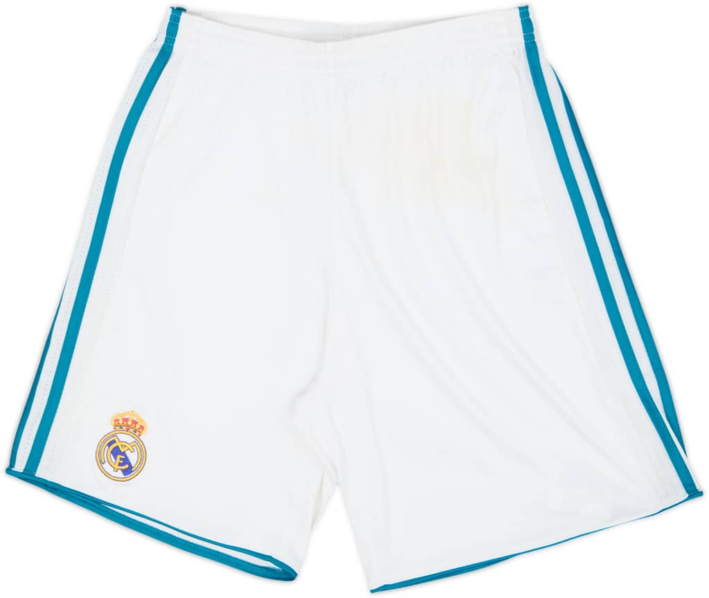 2017-18 Real Madrid Home Shorts - 5/10 - (XS)