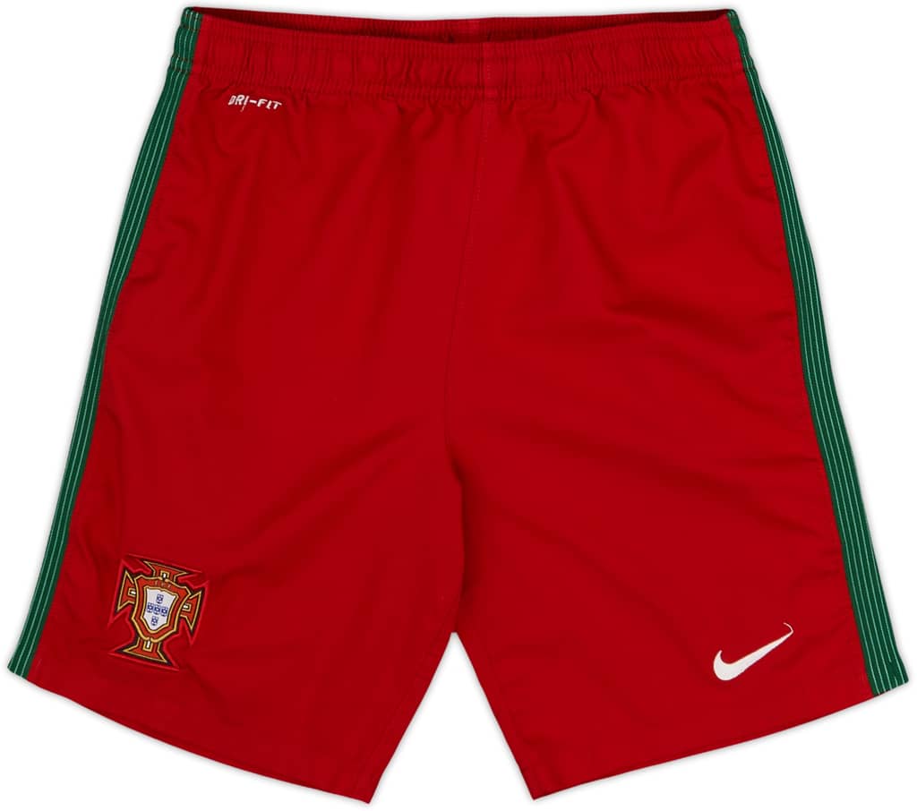 2016-17 Portugal Home Shorts - 9/10 - (L.Boys)