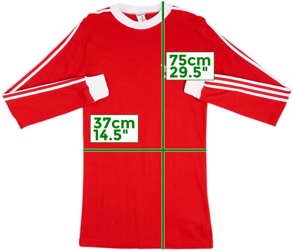 1980s adidas Template L/S Shirt - 7/10 - (L)
