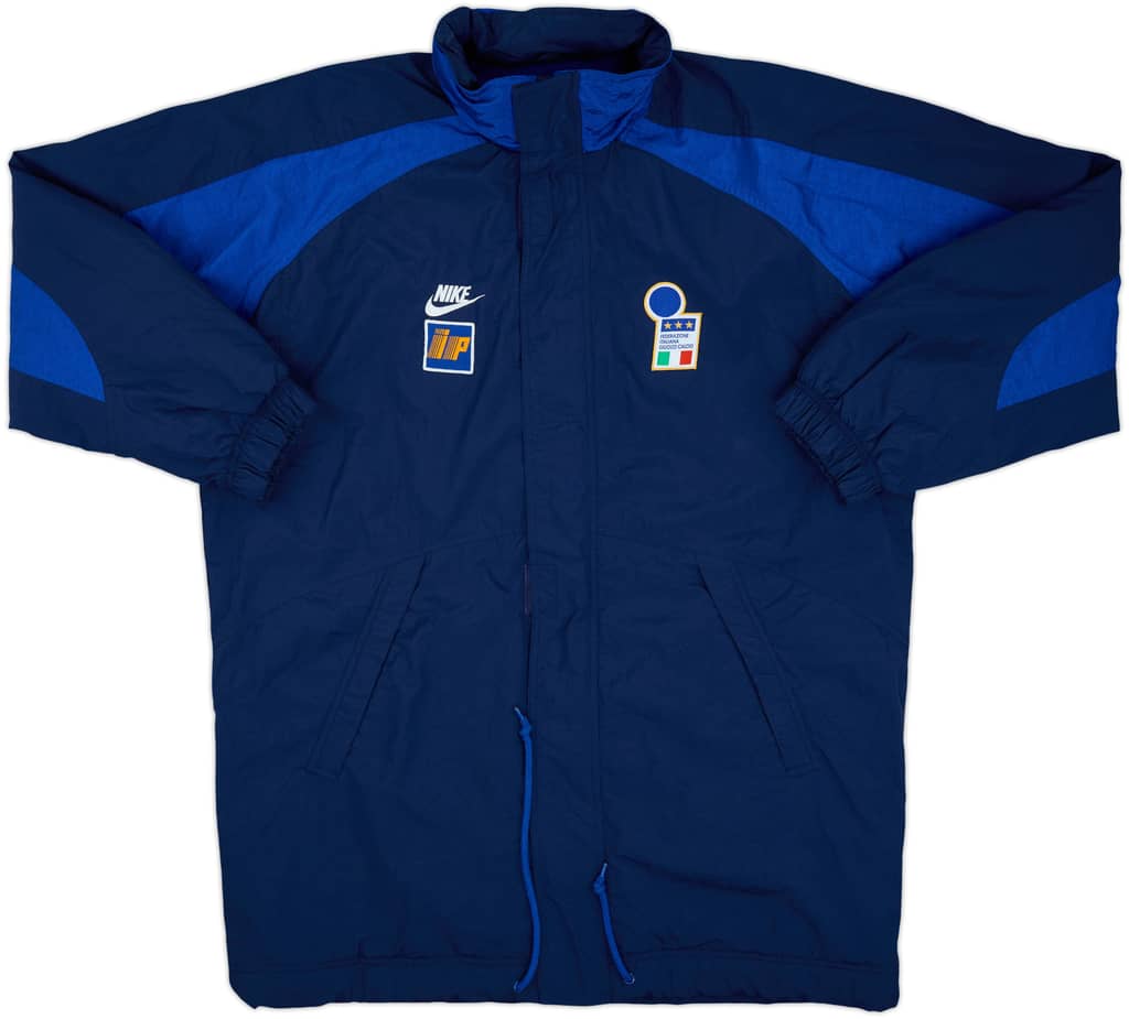 1996-97 Italy Player Issue Nike Padded Bench Coat - 9/10 - (L)
