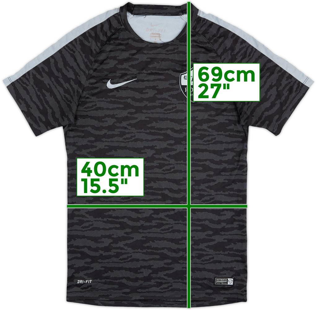 2015-16 Roma Nike Training Shirt - 8/10 - (S)
