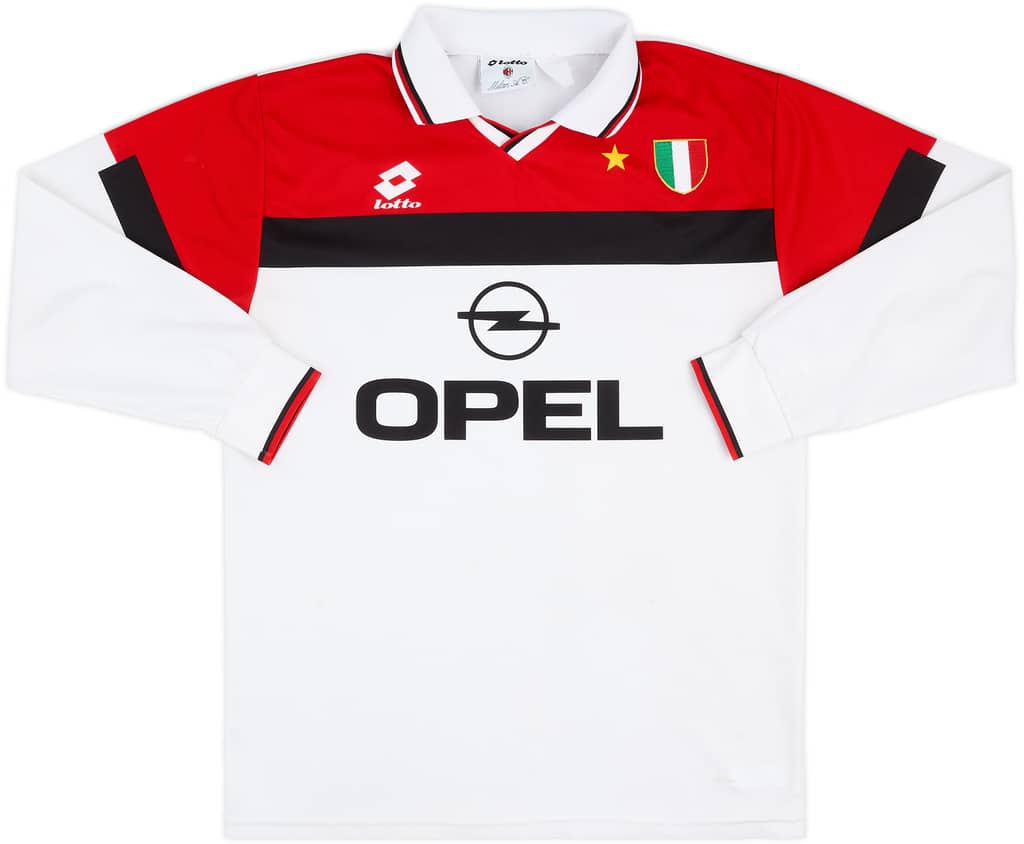 1994-95 AC Milan Away L/S Shirt - 5/10 - (L)
