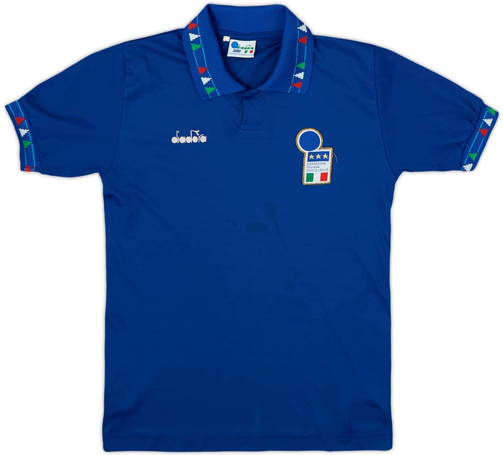 1992-93 Italy Home Shirt - 6/10 - (M.Boys)