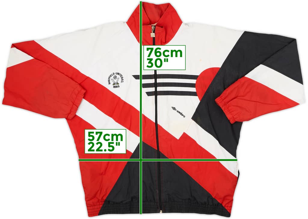 1990-92 Sheffield United Umbro Track Jacket - 6/10 - (XS)