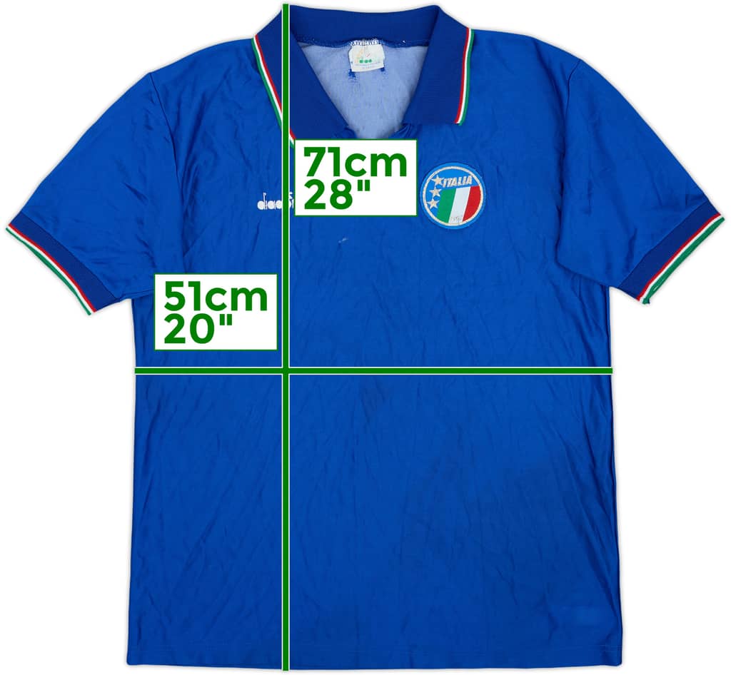 1986-91 Italia Camiseta de local - 4/10 - (M)