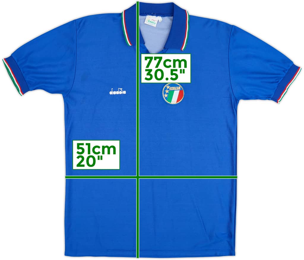 1986-91 Italy Home Shirt - 5/10 - (L)