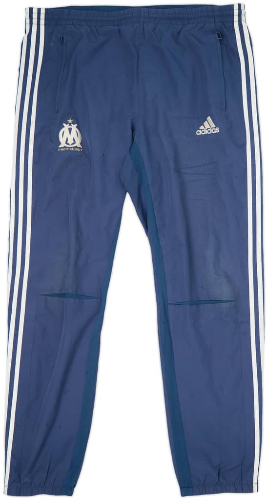 2004-05 Olympique Marseille adidas Track Pants/Bottoms - 3/10 - (L)
