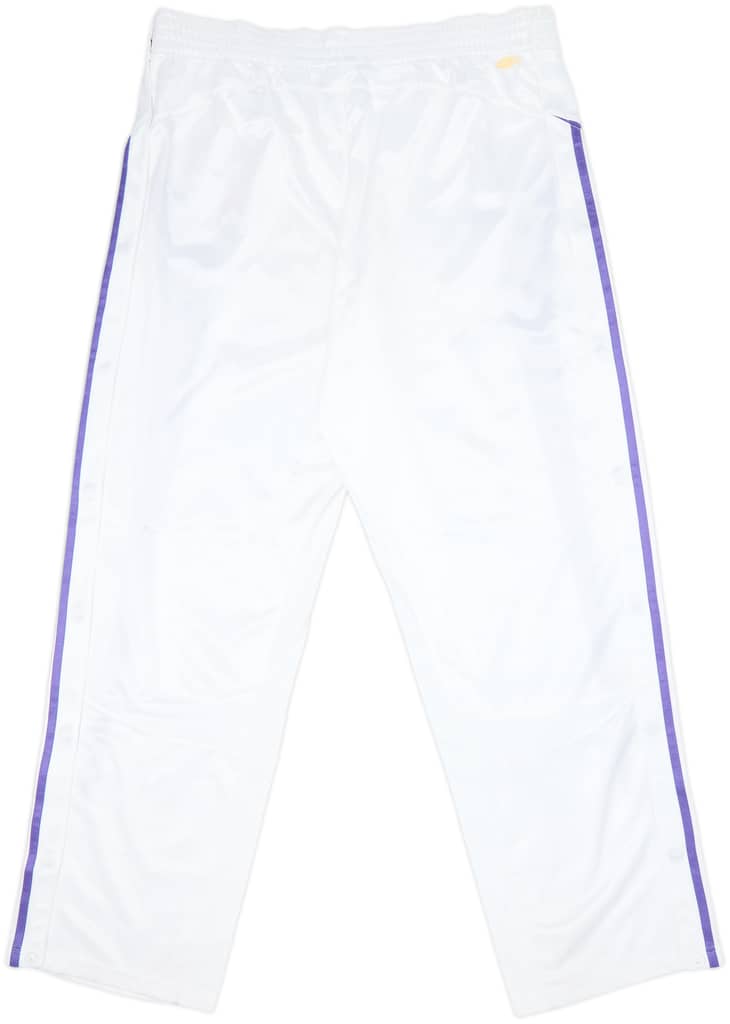 2007-08 Real Madrid Basketball adidas Track Pants/Bottoms - 8/10 - (XL)