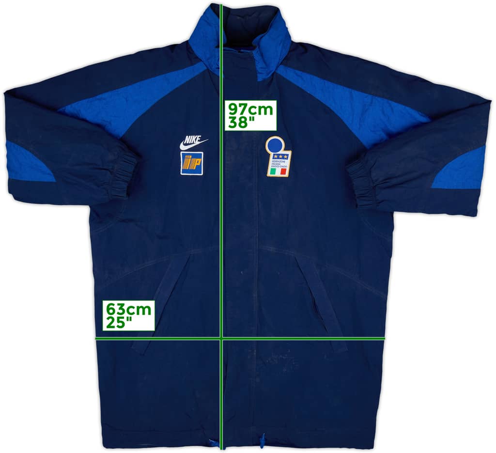 1996-97 Italy Nike Padded Bench Coat - 5/10 - (M)
