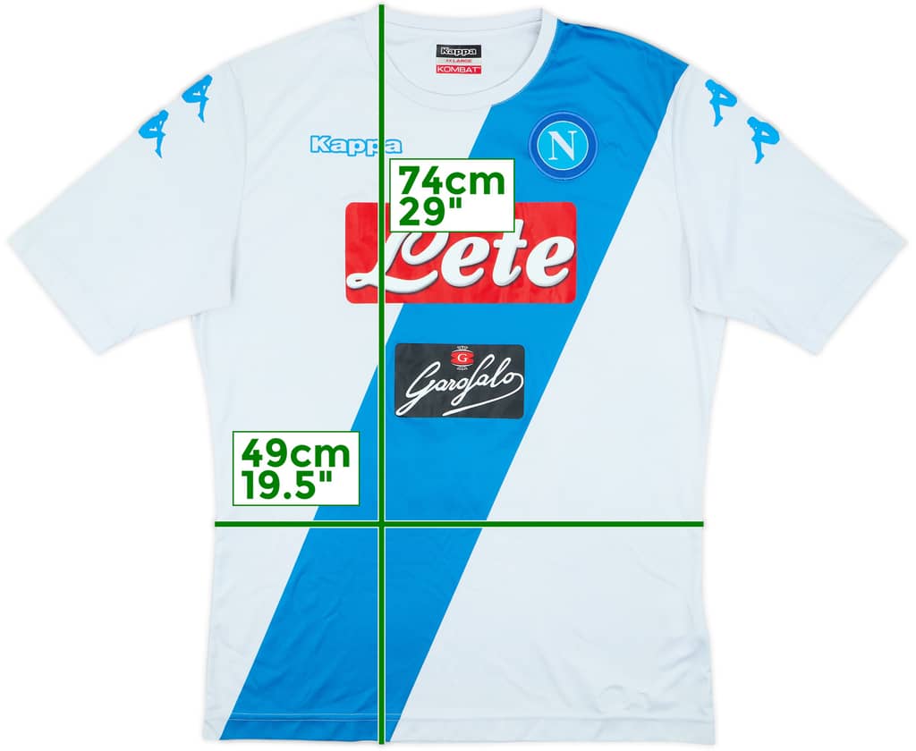 2016-17 Napoli Away Shirt - 7/10 - (XXL)