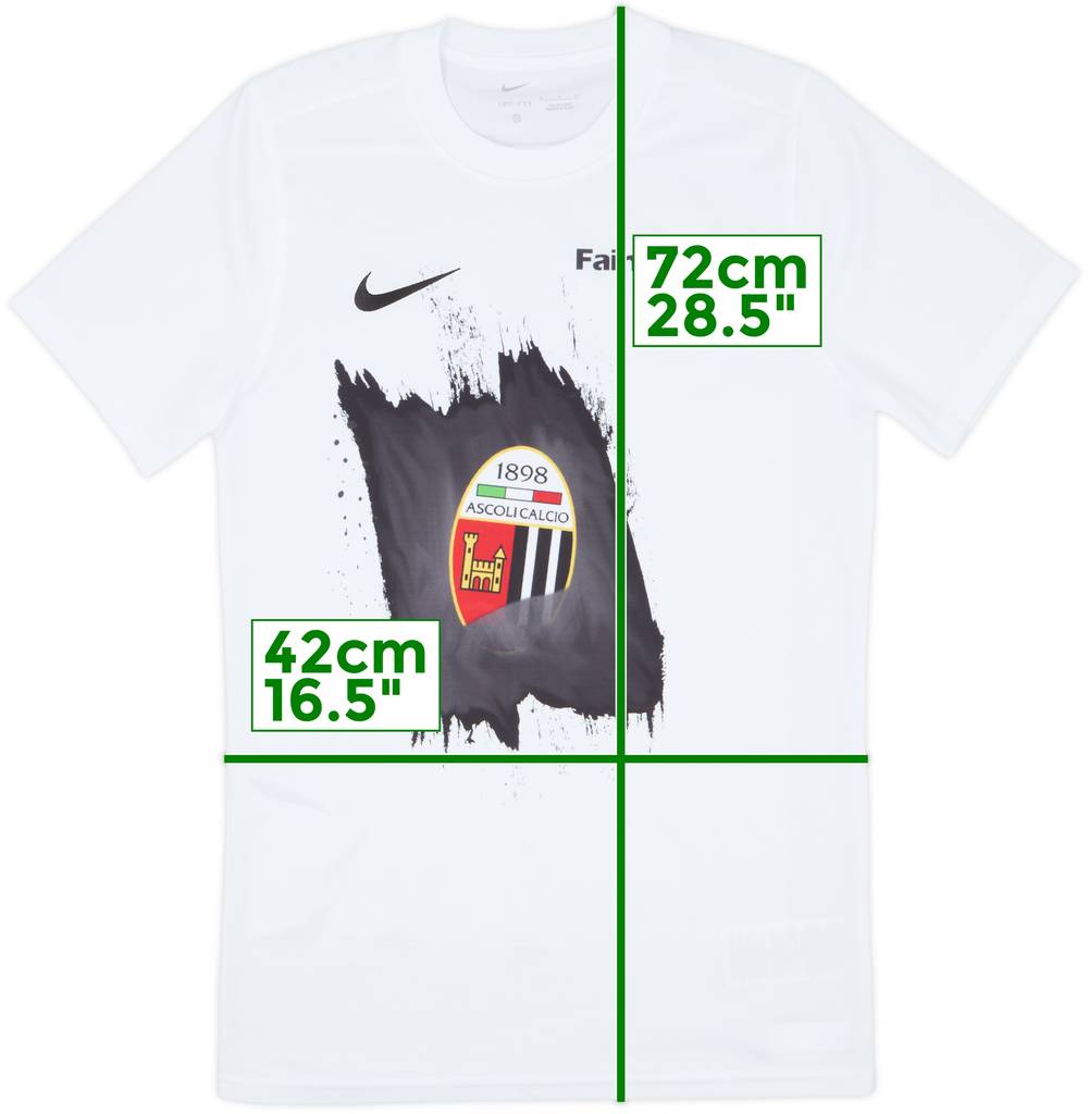 2022-23 Ascoli Nike Training Shirt - 9/10 - (S)