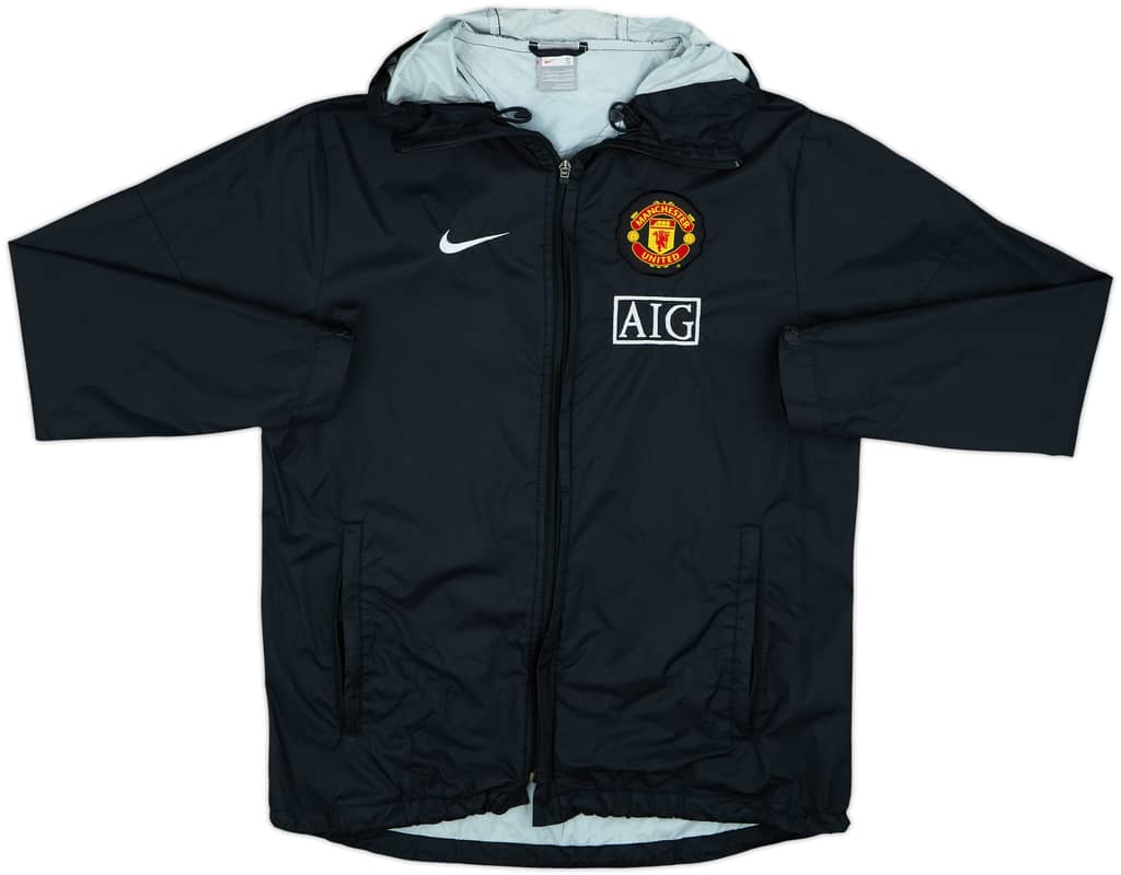 2009-10 Manchester United Nike Chaqueta impermeable con capucha - 5/10 - (S)
