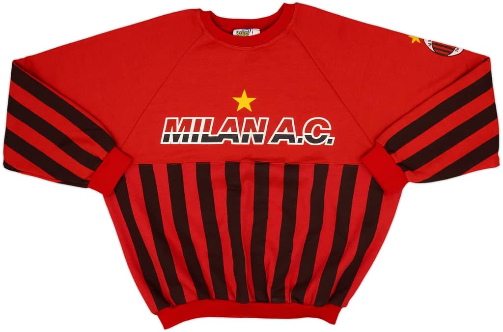 1990-91 AC Milan Le Felpe dei Grandi Club Sweat Top - 8/10 - (L)