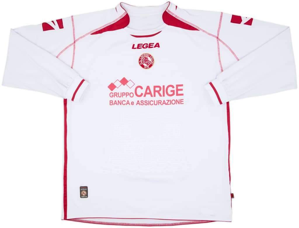 2006-07 Livorno Away L/S Shirt - 7/10 - (XXL)