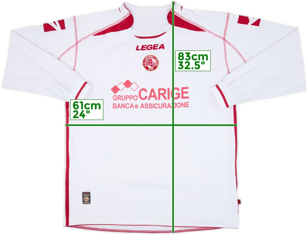 2006-07 Livorno Away L/S Shirt - 7/10 - (XXL)