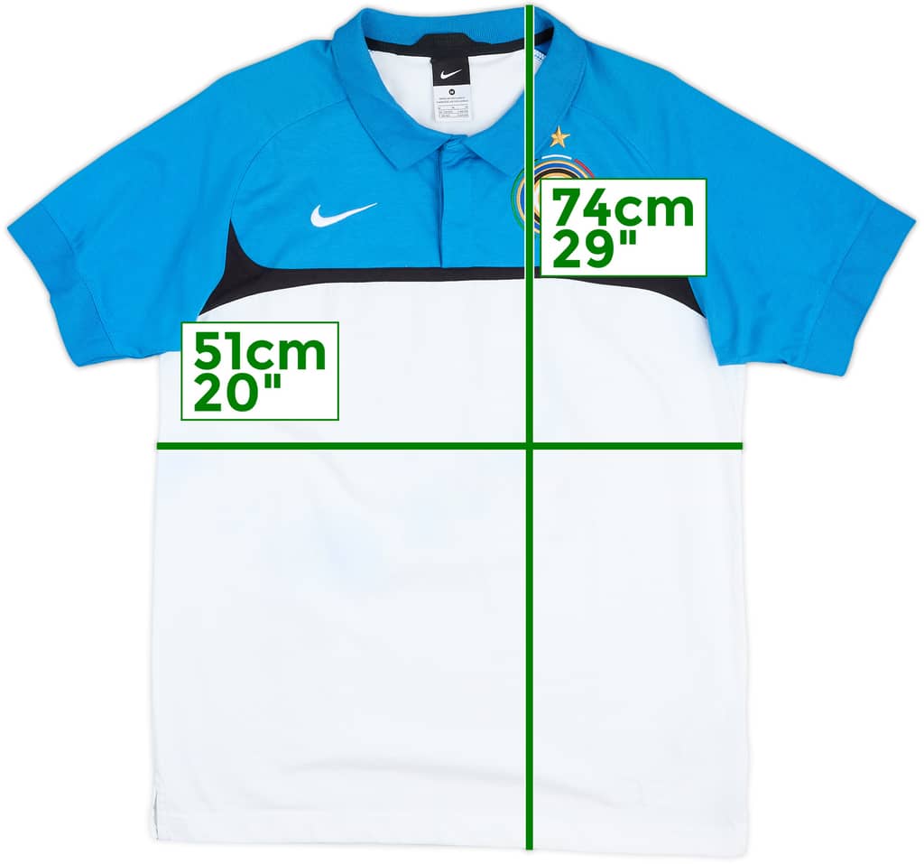 2010-11 Inter Milan Nike Polo Shirt - 8/10 - (M)
