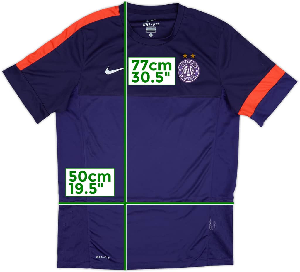 2012-13 Austria Wien Nike Training Shirt - 9/10 - (L)