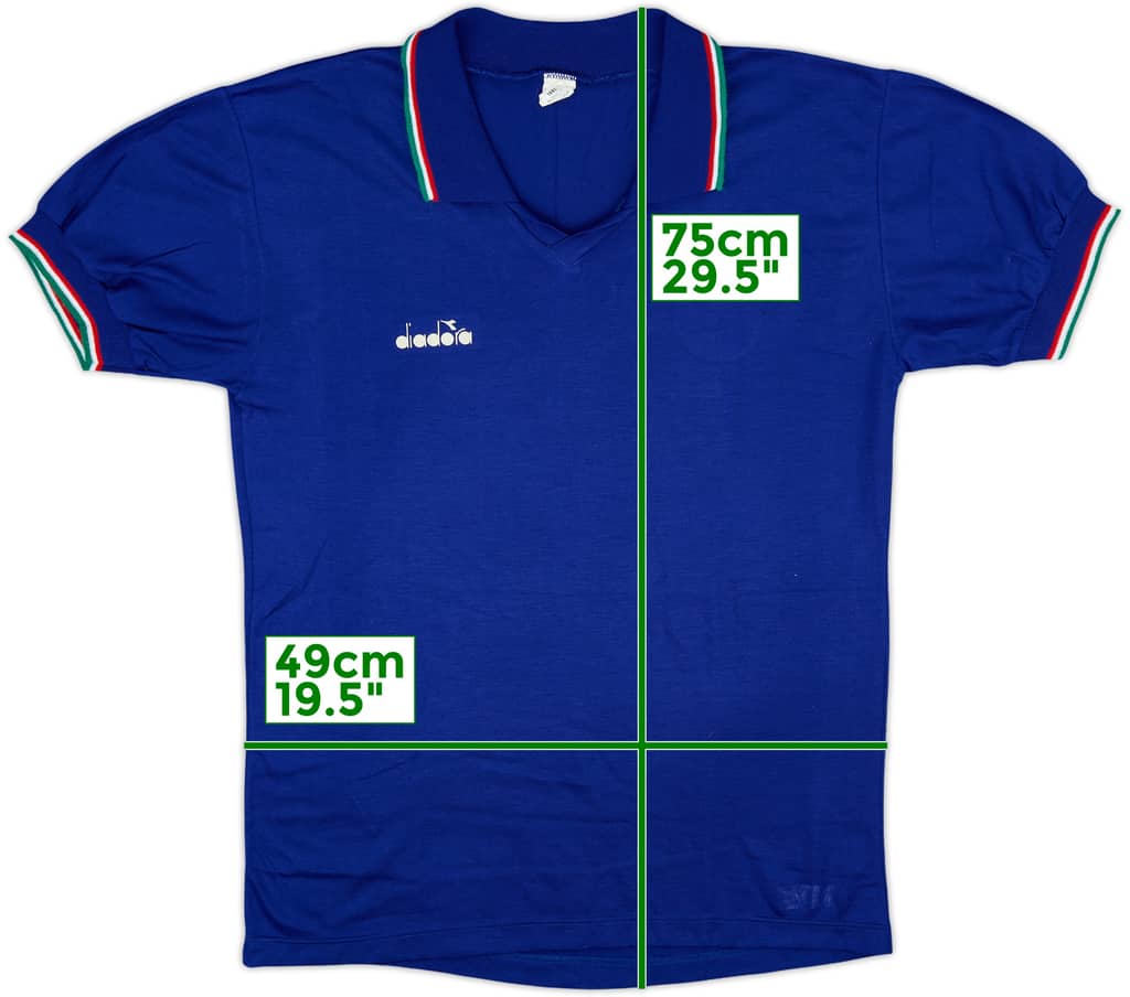 Camiseta de local de Italia 1986-91 - 3/10 - (XL)