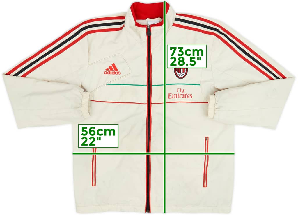 2012-13 AC Milan adidas Track Jacket - 5/10 - (M/L)