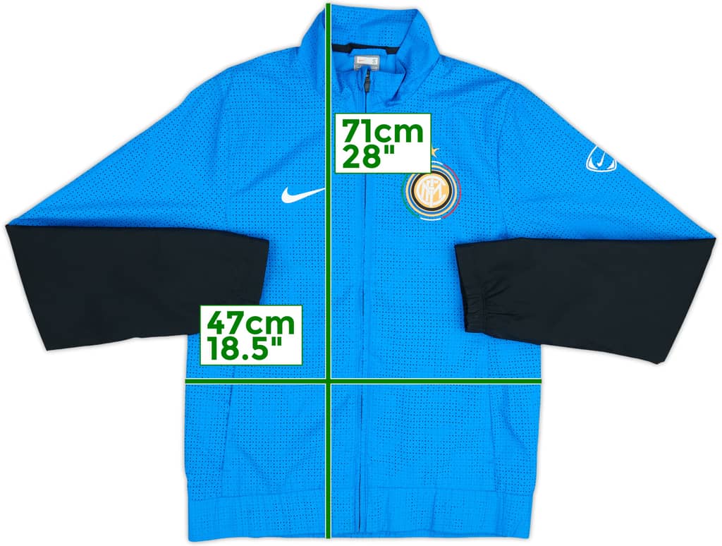 2009-10 Inter Milan Nike Track Jacket - 9/10 - (S)