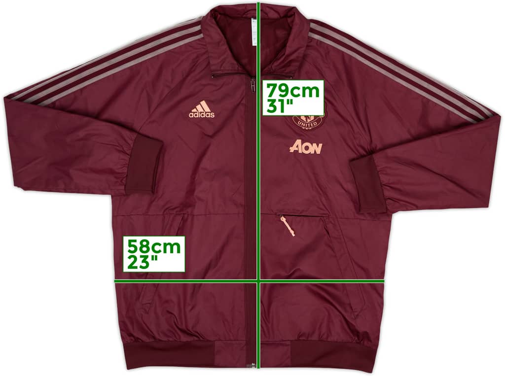 2020-21 Manchester United adidas Track Jacket - 9/10 - (L)
