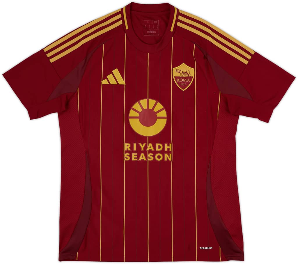 2024-25 Roma Home Shirt - 10/10 - (L)