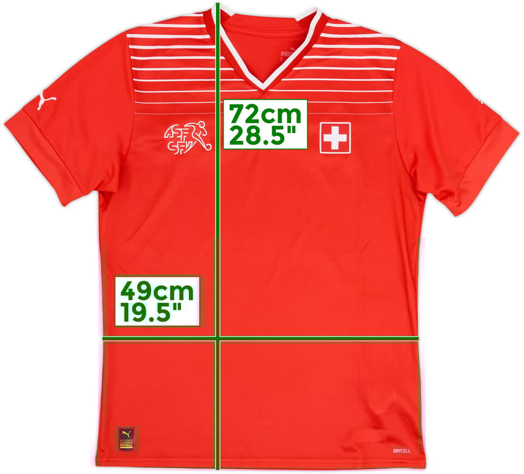 2022-23 Switzerland Home Shirt - 9/10 - (M)
