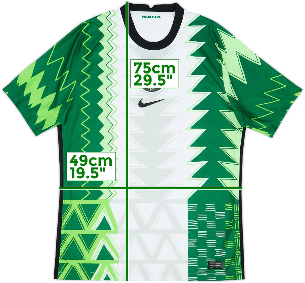 2020-21 Nigeria Home Shirt - 8/10 - (M)