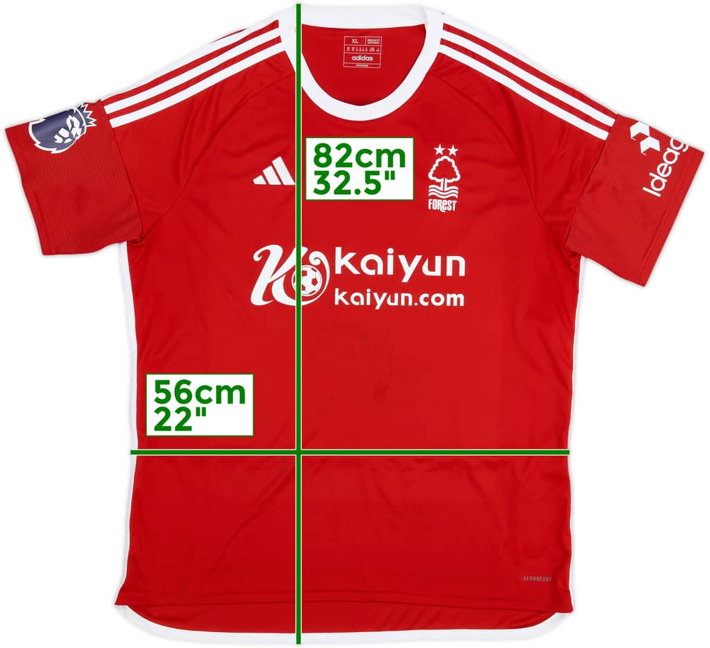 2023-24 Nottingham Forest Home Shirt - 5/10 - (XL)