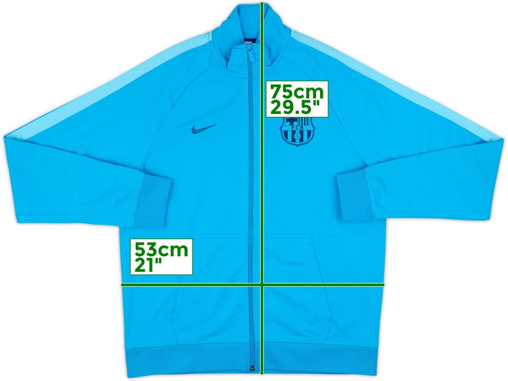 2019-20 Barcelona Nike Track Jacket - 8/10 - (L)