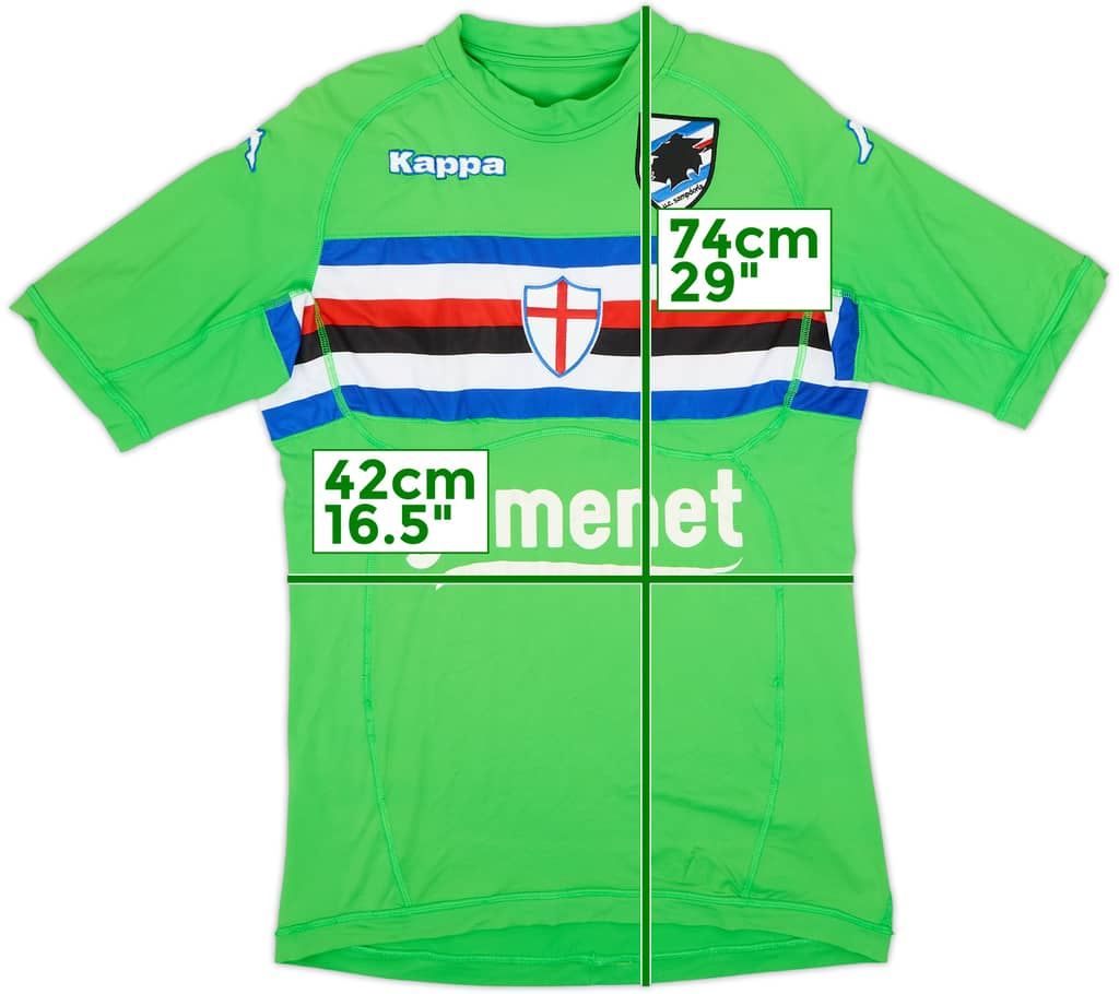 2007-08 Sampdoria GK S/S Shirt - 7/10 - (M)