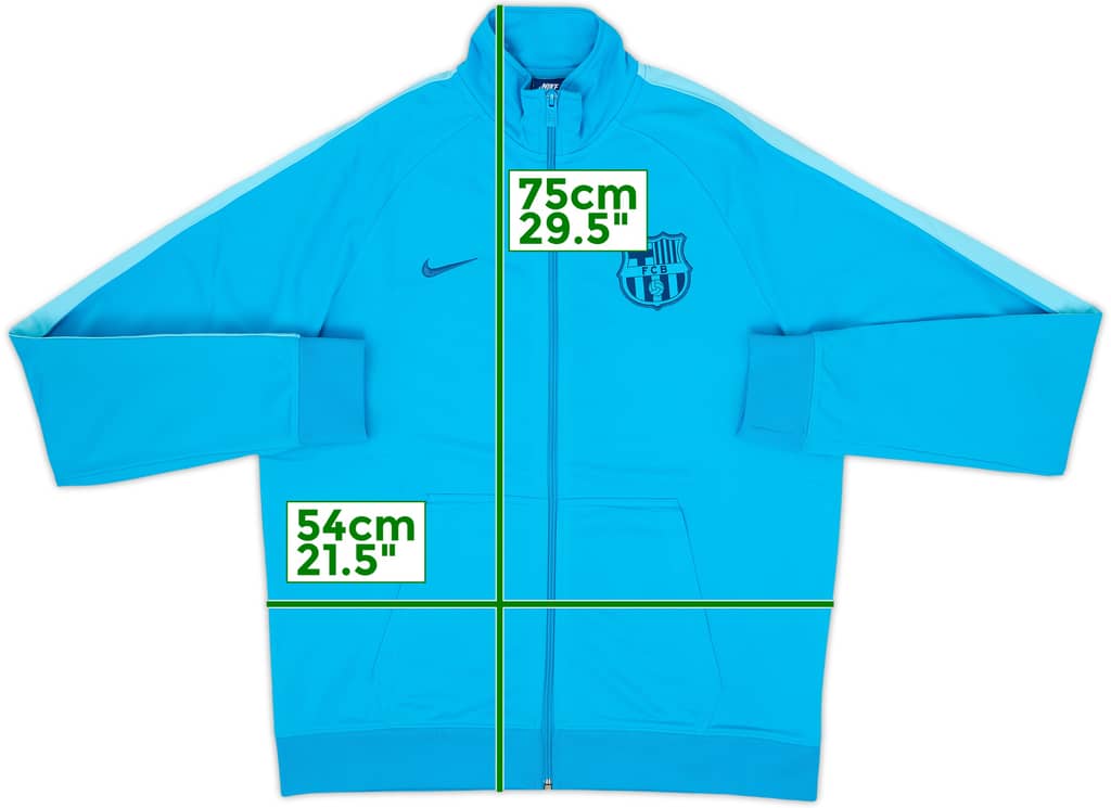 2019-20 Barcelona Nike Track Jacket - 9/10 - (L)
