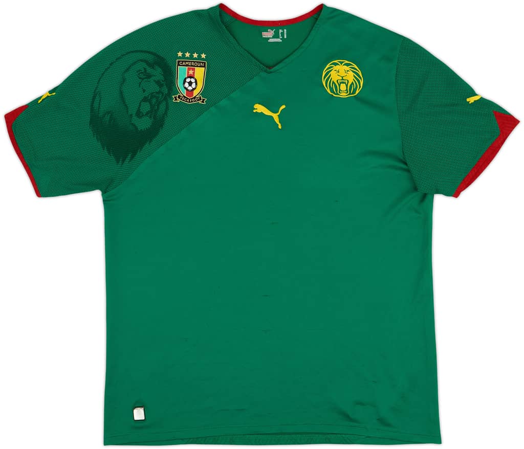 2010-11 Cameroon Home Shirt - 8/10 - (XL)