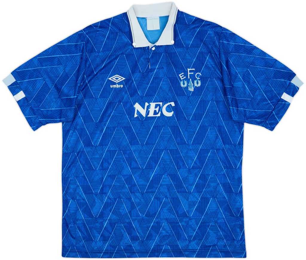 1988-91 Everton Camiseta Local - 7/10 - (L)